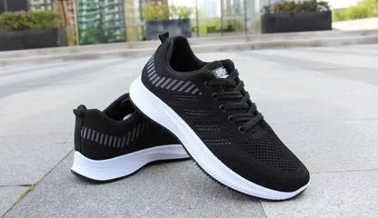 Men's Shoes 2026 Sports Shoes Summer Breathable Mesh Shoes Versatile Men's Casual Shoes Running Shoes Cross-Border Fly-Knit Trendy Shoes