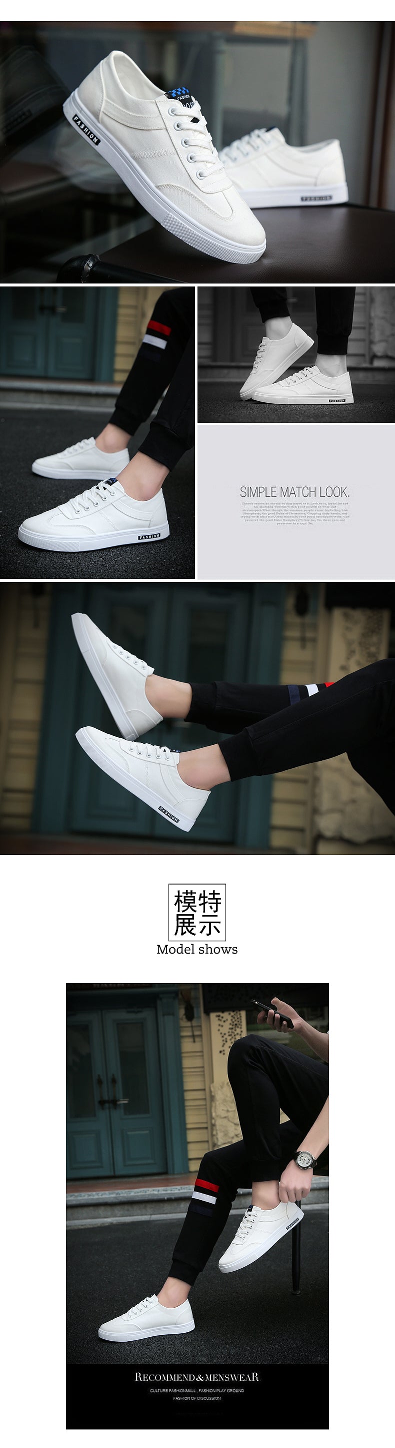 Summer Men's Shoes 2024 New Casual Canvas Flat Shoes Breathable Versatile Height-Increasing Men's Cloth Shoes Sports Trendy Shoes