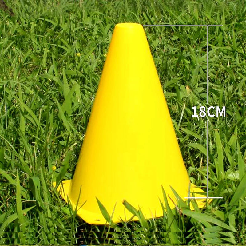 Perforated Cones Soccer 10PCS  Training Roadblocks Multi Function Obstacle Barrels Traffic Agilitys Cones Windproof Marker Roller