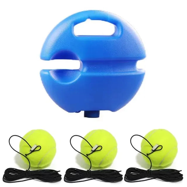 Tennis Trainer 1 Set With Tennis Bounce Ball And Practice Ropes, Suitable For Indoor Outdoor Tennis Training Padel Accessories