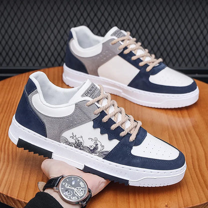 Kanagawa Court Low | Autumn new men casual shoes Outdoor Breathable Flat Shoes Fashion LaceUp Sneakers Men Comfort Trendy Sports Shoes Zapatillas