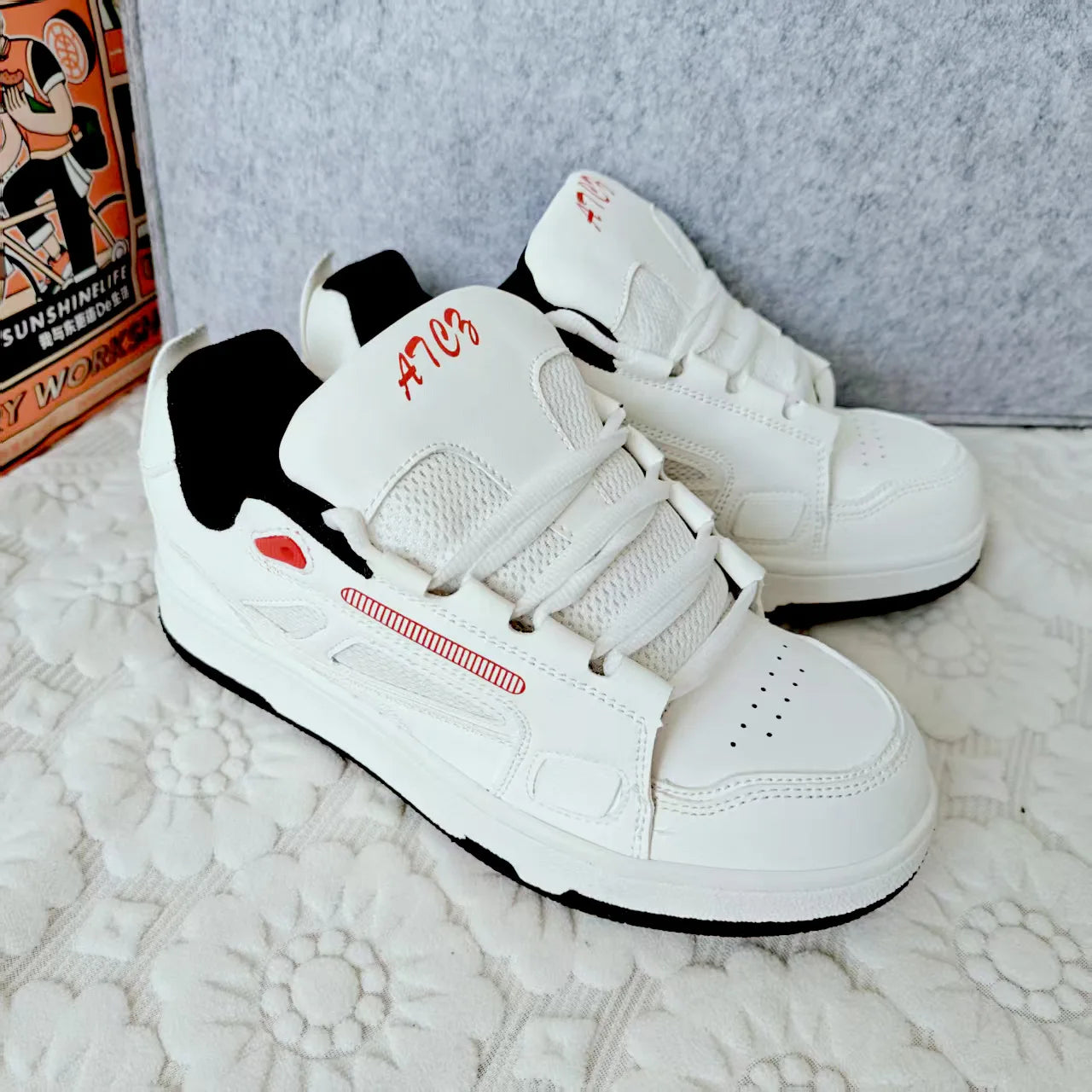 Men's shoes 2026 spring new retro breathable sports board shoes  unisex casual shoes