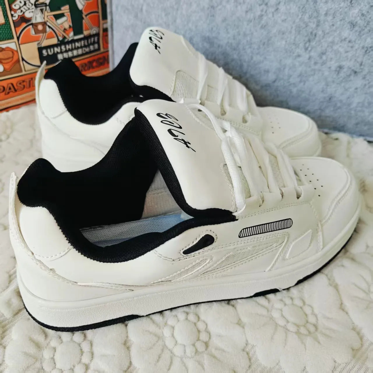 Men's shoes 2026 spring new retro breathable sports board shoes  unisex casual shoes