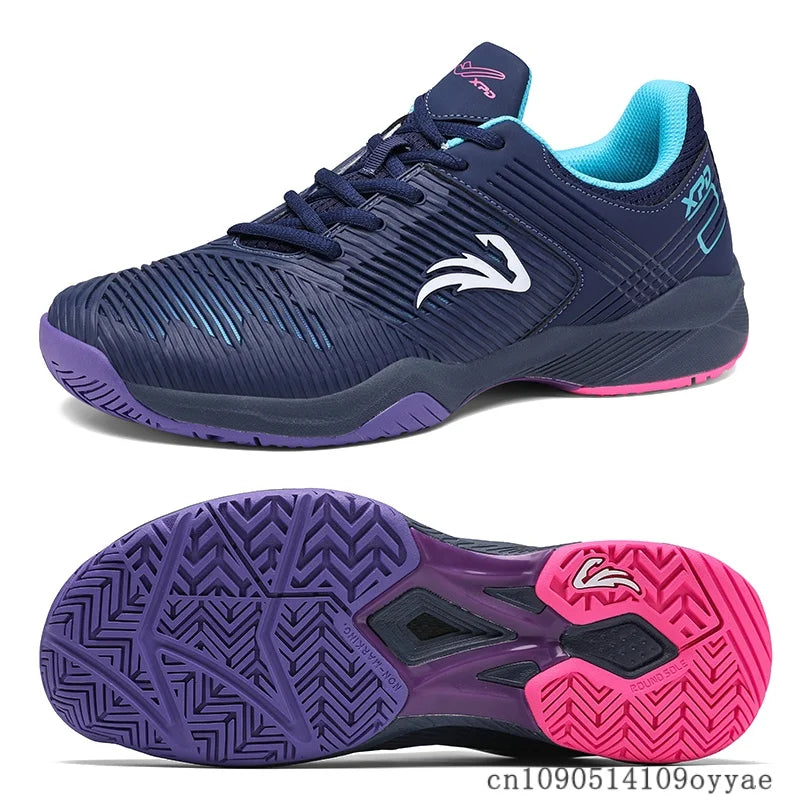 Professional Tennis Shoes Men Women Black Blue Gym Badminton Shoes Couples Anti Slip Indoor Court Shoes Brand Table Tennis Shoe