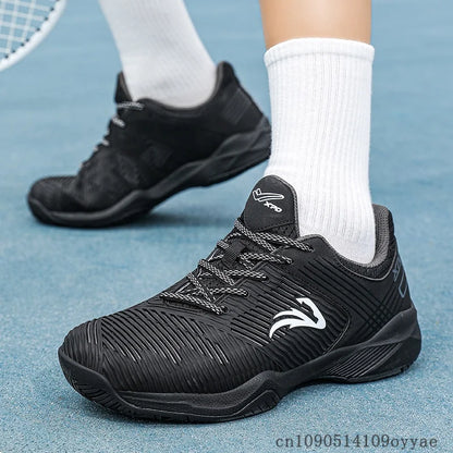 Professional Tennis Shoes Men Women Black Blue Gym Badminton Shoes Couples Anti Slip Indoor Court Shoes Brand Table Tennis Shoe