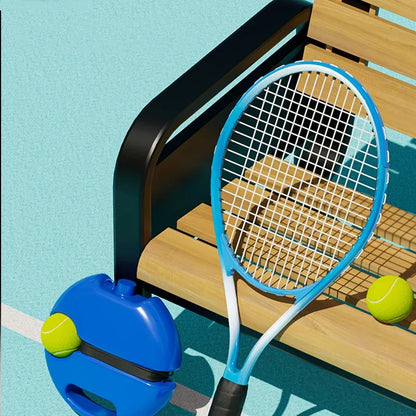 Tennis Trainer 1 Set With Tennis Bounce Ball And Practice Ropes, Suitable For Indoor Outdoor Tennis Training Padel Accessories