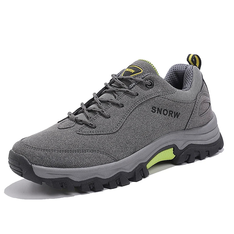 Hiking Shoes For Men Outdoor Mountain Boots Non-Slip Climbing Shoes Trekking Walking Hunting Tactical Sneakers Rubber Boots