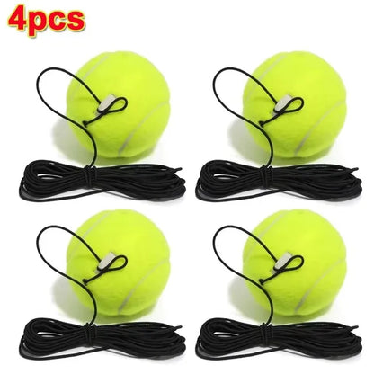Tennis Trainer 1 Set With Tennis Bounce Ball And Practice Ropes, Suitable For Indoor Outdoor Tennis Training Padel Accessories