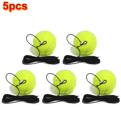 Tennis Trainer 1 Set With Tennis Bounce Ball And Practice Ropes, Suitable For Indoor Outdoor Tennis Training Padel Accessories