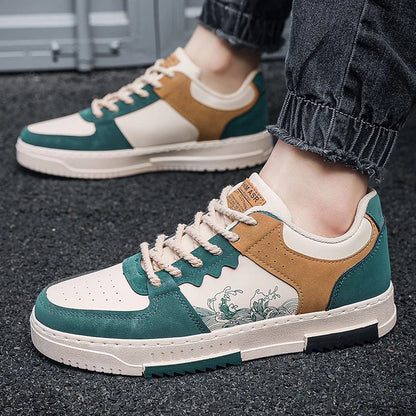 Kanagawa Court Low | Autumn new men casual shoes Outdoor Breathable Flat Shoes Fashion LaceUp Sneakers Men Comfort Trendy Sports Shoes Zapatillas