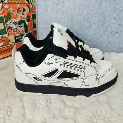 Men's shoes 2026 spring new retro breathable sports board shoes  unisex casual shoes