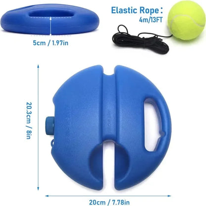Tennis Trainer 1 Set With Tennis Bounce Ball And Practice Ropes, Suitable For Indoor Outdoor Tennis Training Padel Accessories