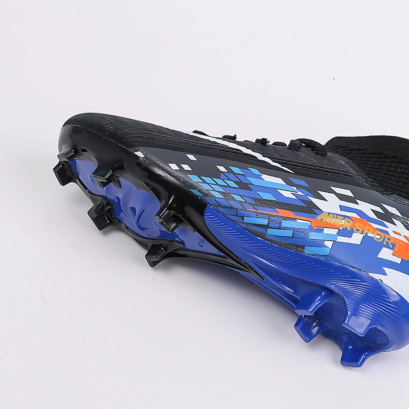 Soccer Cleats for boys grils Turf Indoor Soccer Shoes Unisex High Ankle AG TF Football Boots Youth Baseball Rugby Training Shoes
